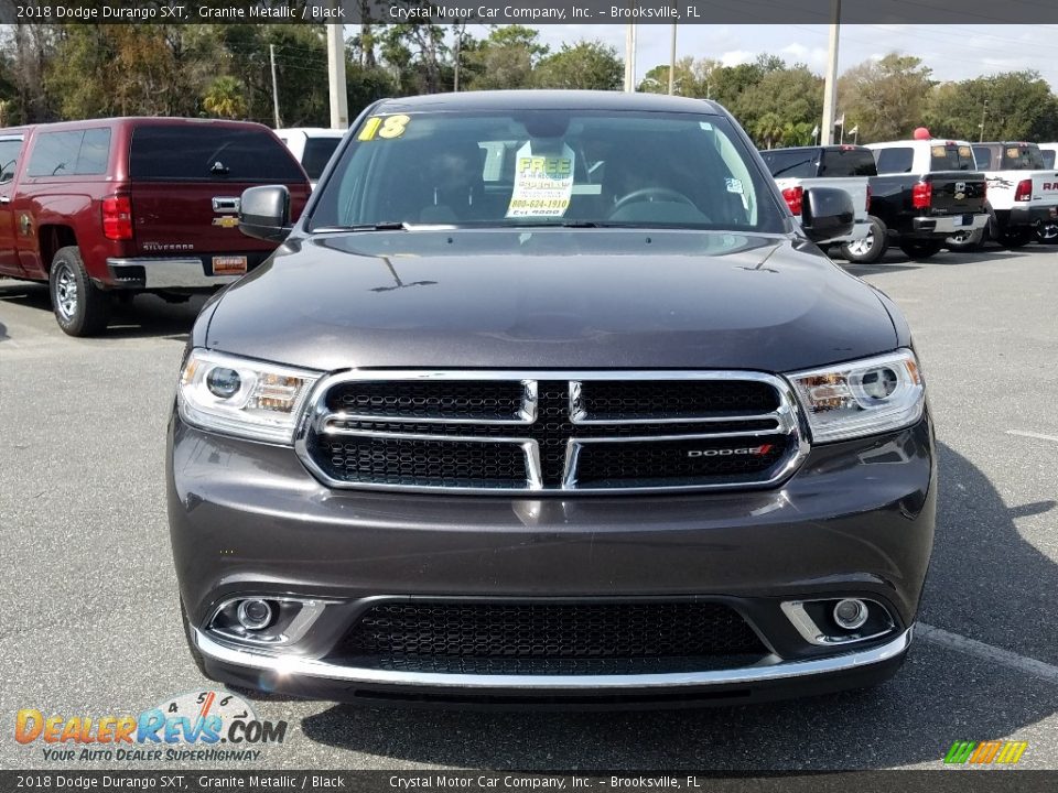 2018 Dodge Durango SXT Granite Metallic / Black Photo #8