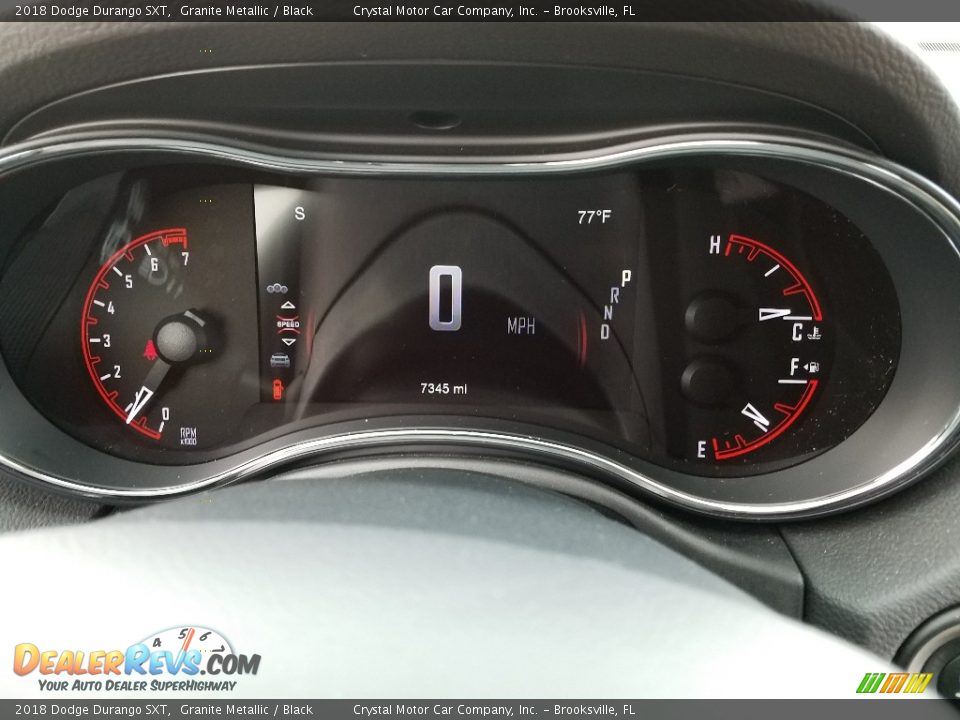 2018 Dodge Durango SXT Granite Metallic / Black Photo #14