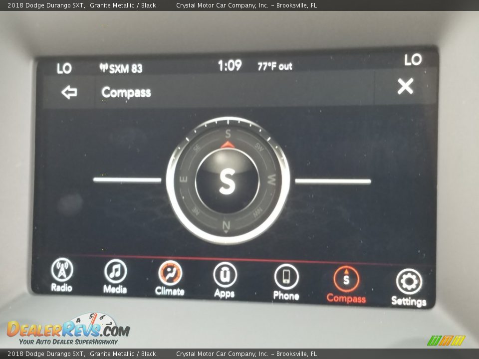 2018 Dodge Durango SXT Granite Metallic / Black Photo #15