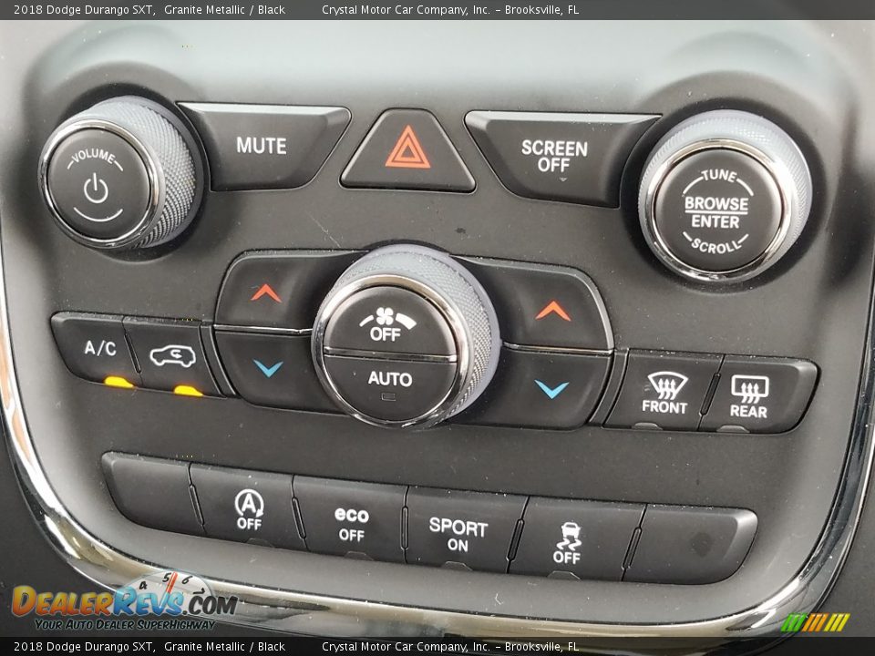 2018 Dodge Durango SXT Granite Metallic / Black Photo #16