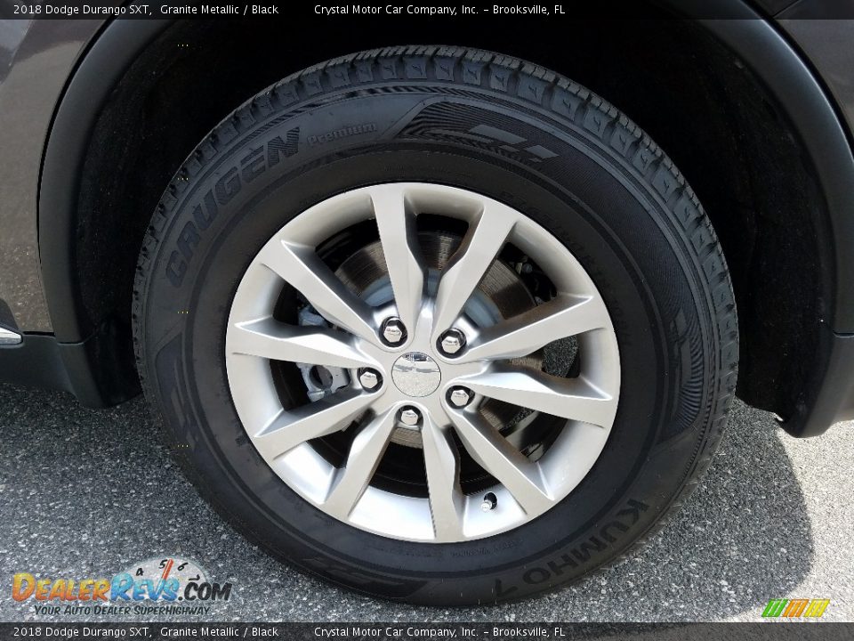 2018 Dodge Durango SXT Granite Metallic / Black Photo #20
