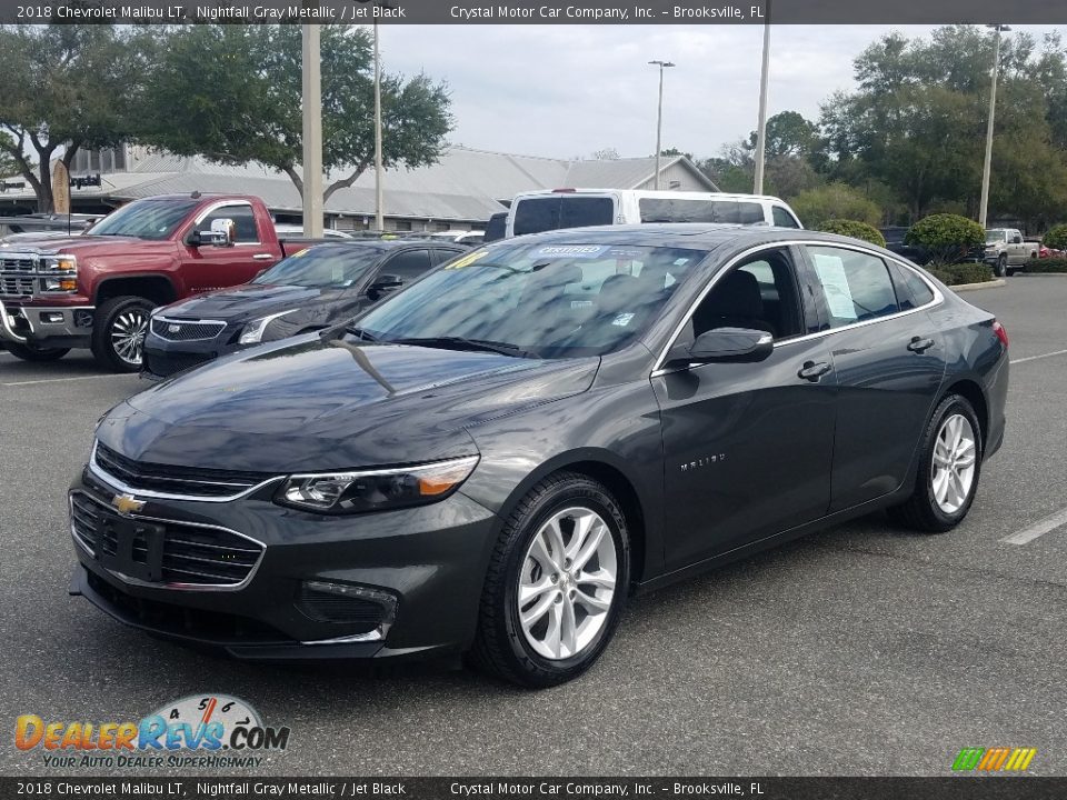 2018 Chevrolet Malibu LT Nightfall Gray Metallic / Jet Black Photo #1
