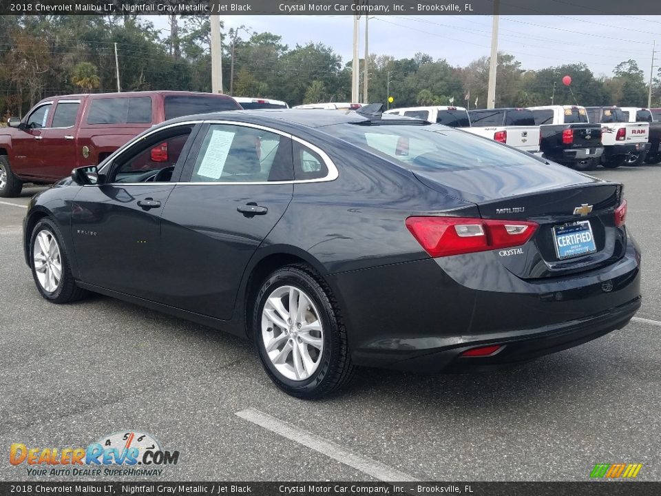 2018 Chevrolet Malibu LT Nightfall Gray Metallic / Jet Black Photo #3