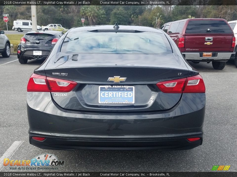 2018 Chevrolet Malibu LT Nightfall Gray Metallic / Jet Black Photo #4