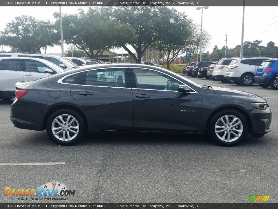 2018 Chevrolet Malibu LT Nightfall Gray Metallic / Jet Black Photo #6