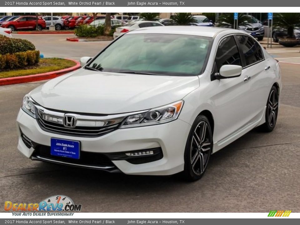 2017 Honda Accord Sport Sedan White Orchid Pearl / Black Photo #3