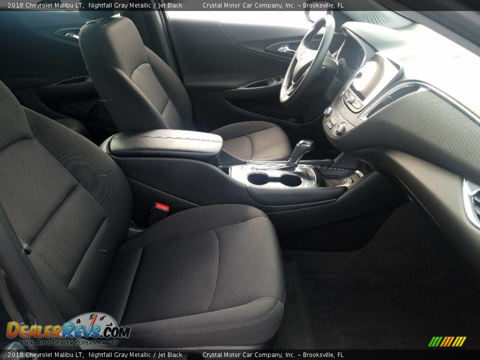 2018 Chevrolet Malibu LT Nightfall Gray Metallic / Jet Black Photo #12