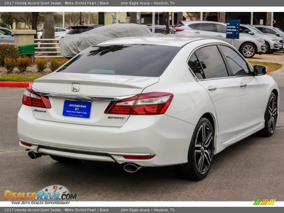2017 Honda Accord Sport Sedan White Orchid Pearl / Black Photo #7