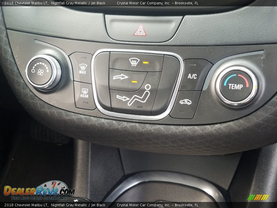 2018 Chevrolet Malibu LT Nightfall Gray Metallic / Jet Black Photo #16