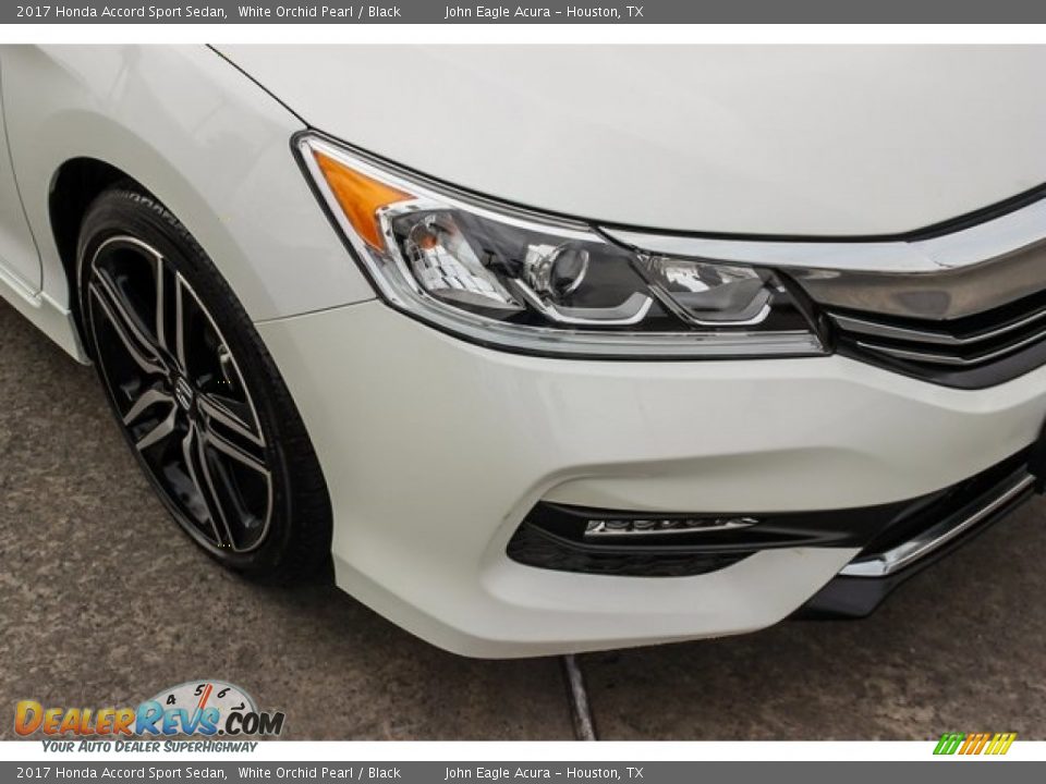 2017 Honda Accord Sport Sedan White Orchid Pearl / Black Photo #12
