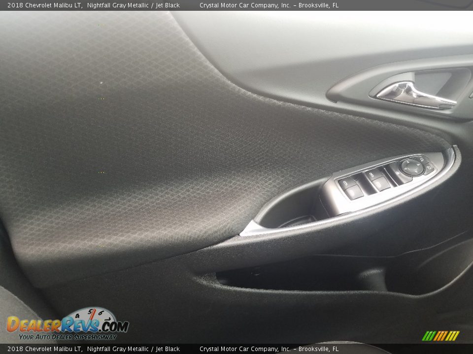 2018 Chevrolet Malibu LT Nightfall Gray Metallic / Jet Black Photo #17