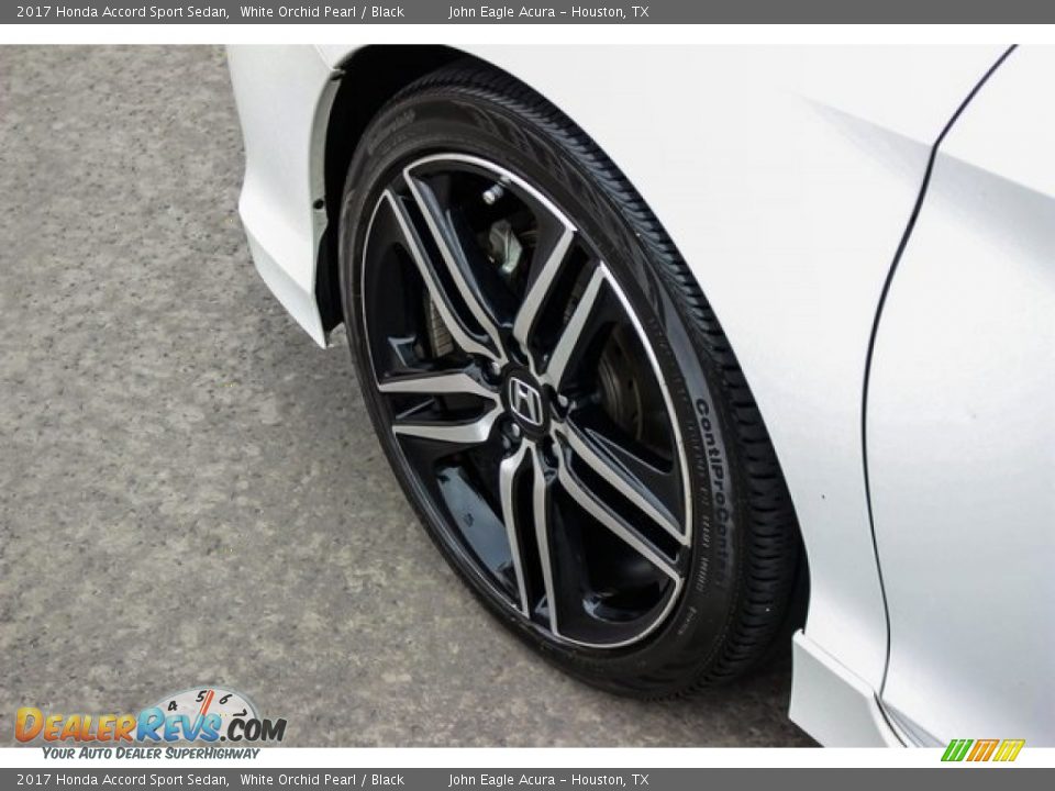 2017 Honda Accord Sport Sedan White Orchid Pearl / Black Photo #14
