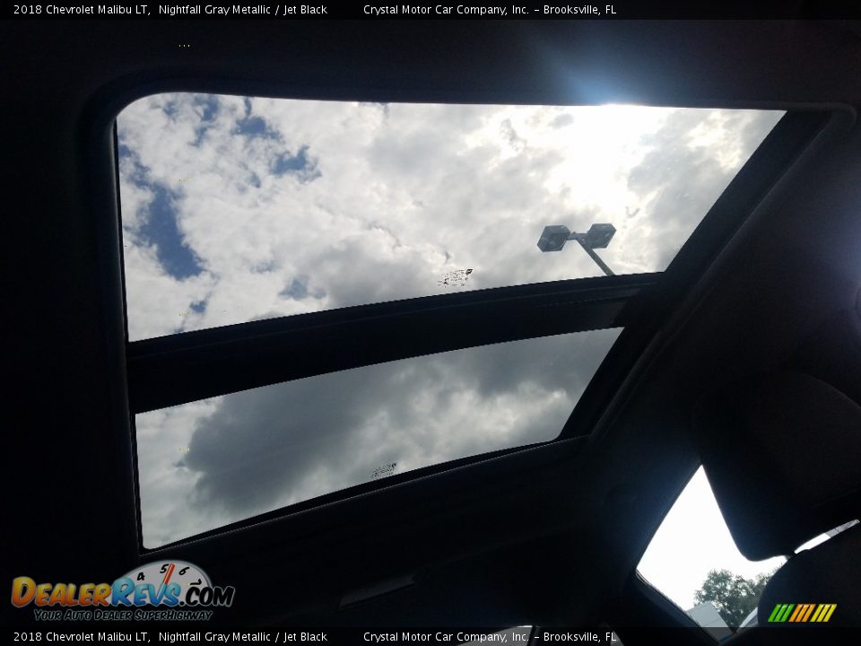 2018 Chevrolet Malibu LT Nightfall Gray Metallic / Jet Black Photo #18