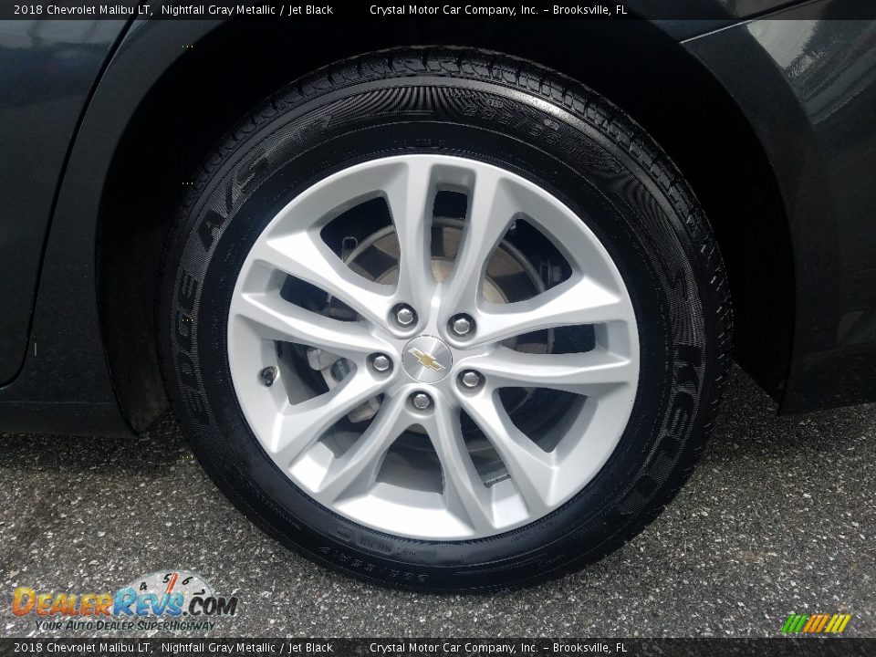 2018 Chevrolet Malibu LT Nightfall Gray Metallic / Jet Black Photo #20