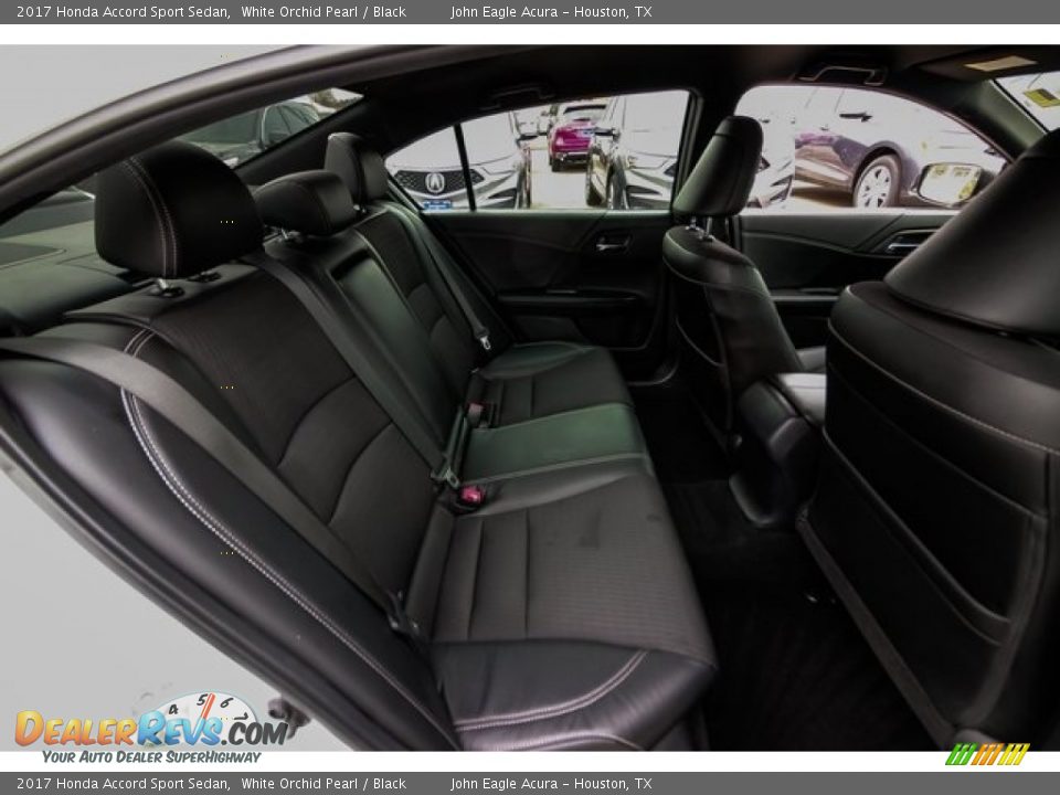 2017 Honda Accord Sport Sedan White Orchid Pearl / Black Photo #24