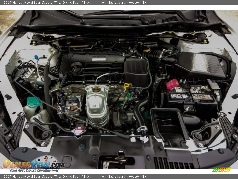 2017 Honda Accord Sport Sedan White Orchid Pearl / Black Photo #27