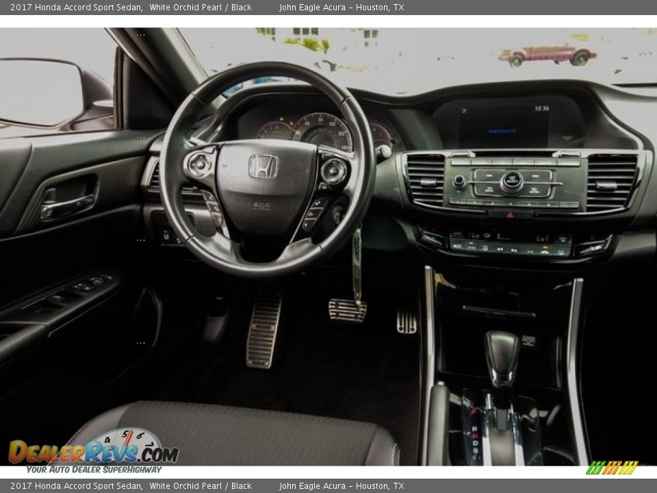 2017 Honda Accord Sport Sedan White Orchid Pearl / Black Photo #28