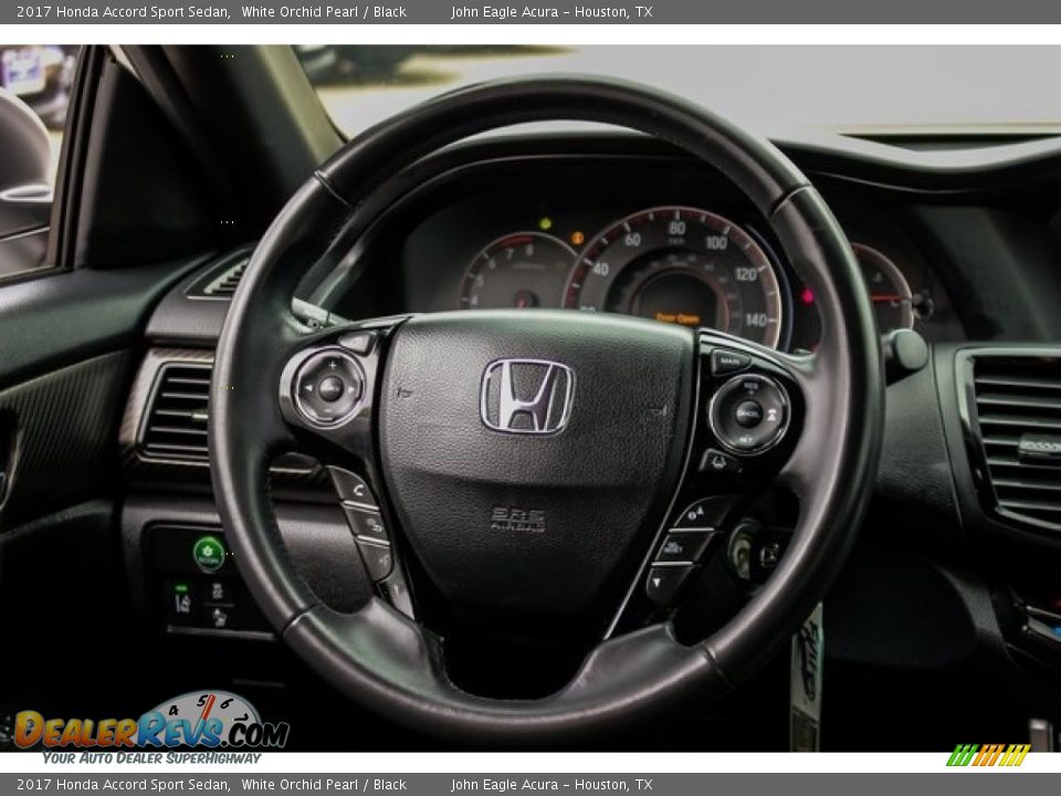 2017 Honda Accord Sport Sedan White Orchid Pearl / Black Photo #29