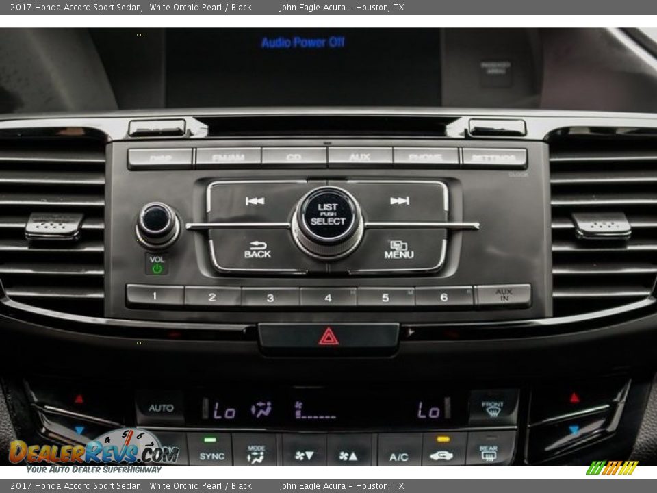 2017 Honda Accord Sport Sedan White Orchid Pearl / Black Photo #31