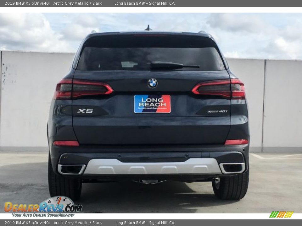 2019 BMW X5 xDrive40i Arctic Grey Metallic / Black Photo #3