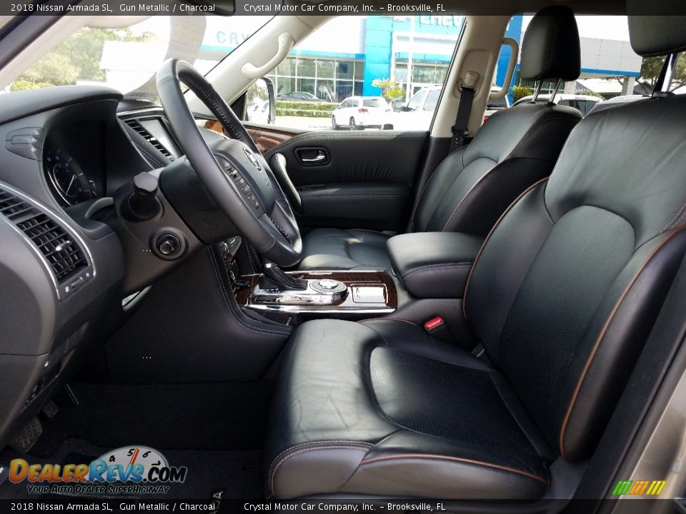 2018 Nissan Armada SL Gun Metallic / Charcoal Photo #9