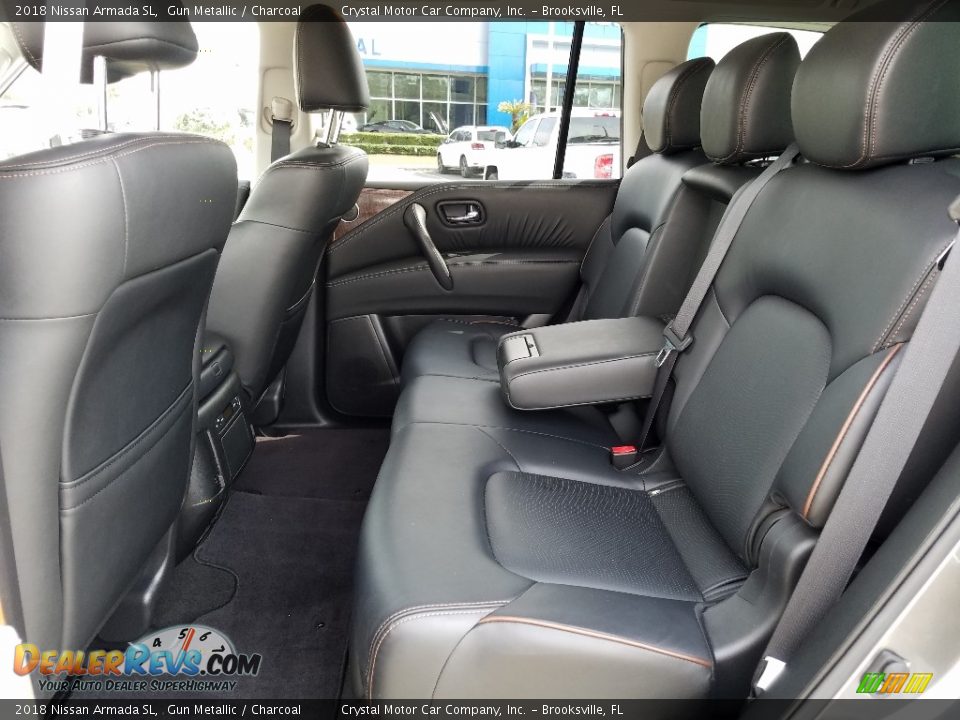 2018 Nissan Armada SL Gun Metallic / Charcoal Photo #10