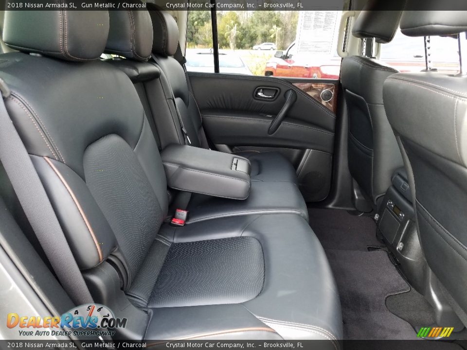 2018 Nissan Armada SL Gun Metallic / Charcoal Photo #11