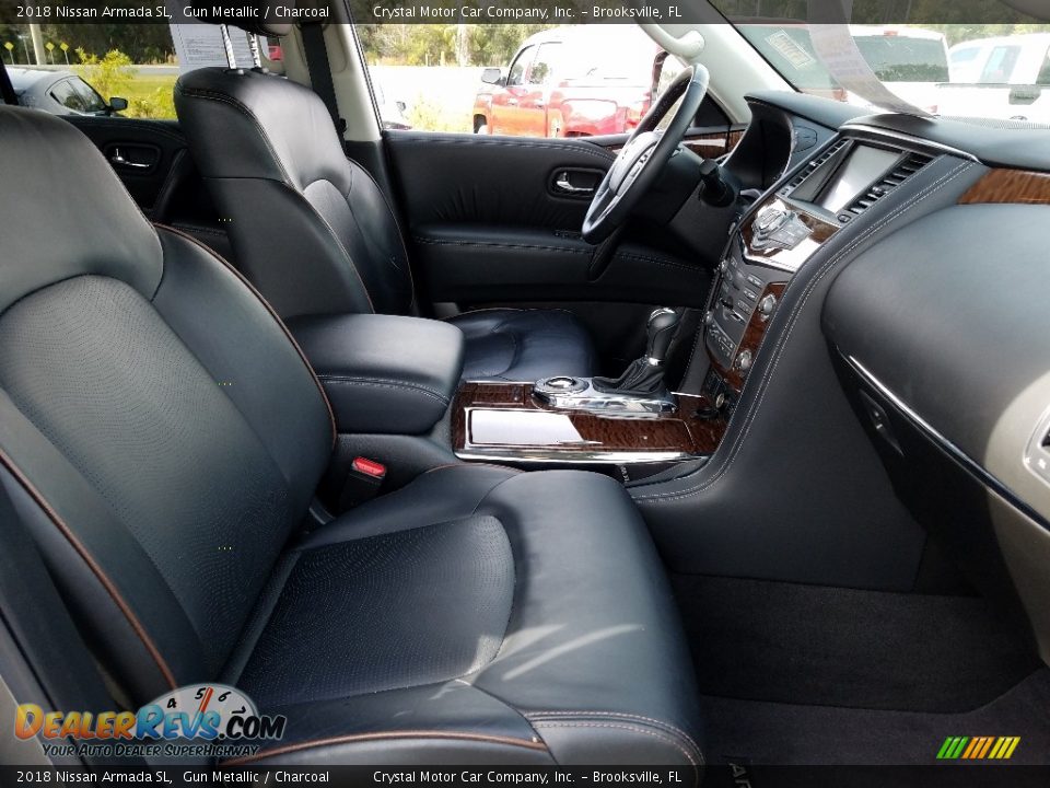 2018 Nissan Armada SL Gun Metallic / Charcoal Photo #12