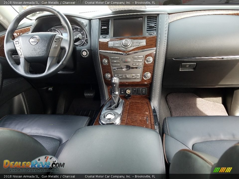 2018 Nissan Armada SL Gun Metallic / Charcoal Photo #13