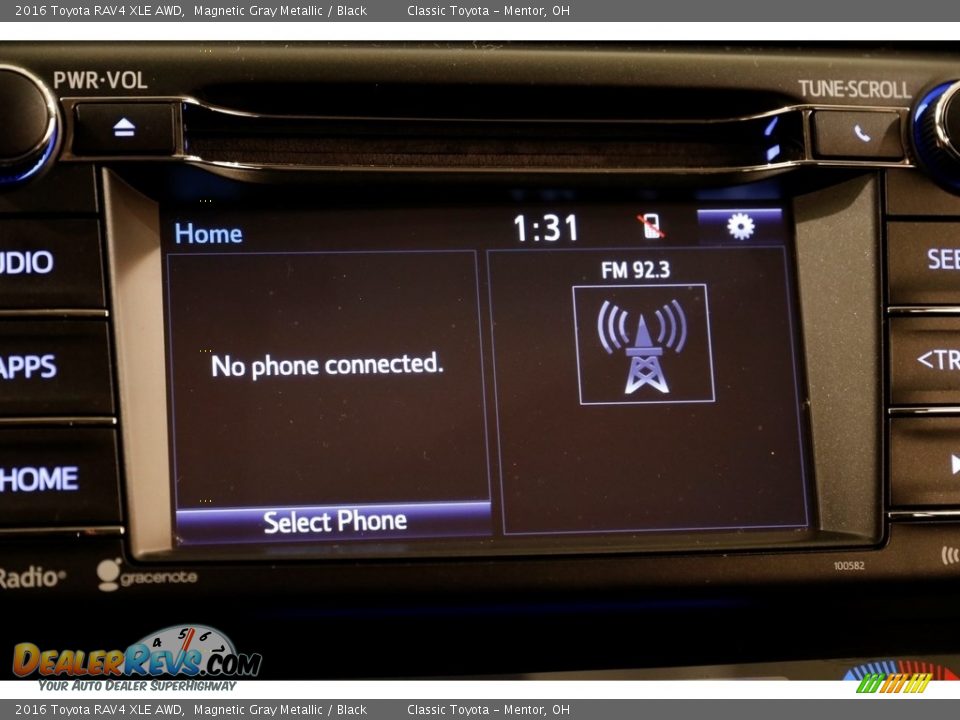 2016 Toyota RAV4 XLE AWD Magnetic Gray Metallic / Black Photo #10