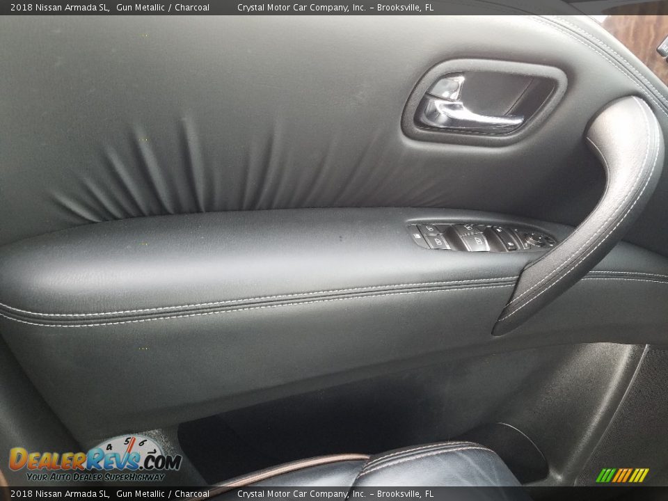 2018 Nissan Armada SL Gun Metallic / Charcoal Photo #17