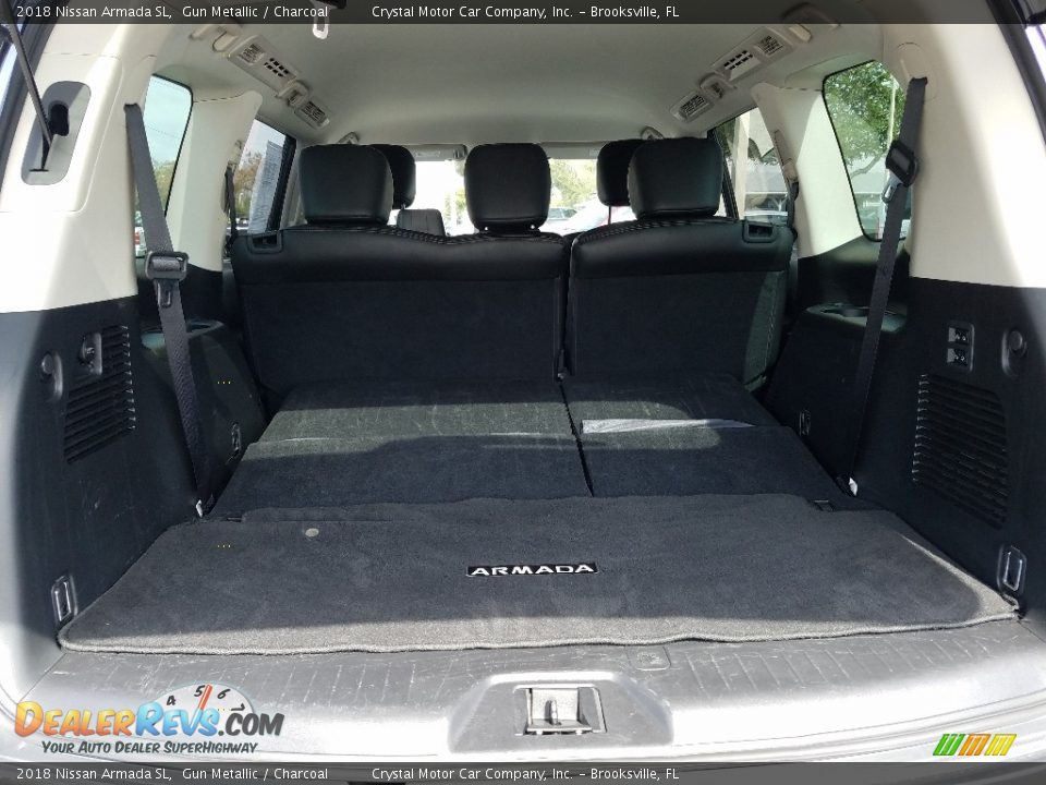 2018 Nissan Armada SL Gun Metallic / Charcoal Photo #19