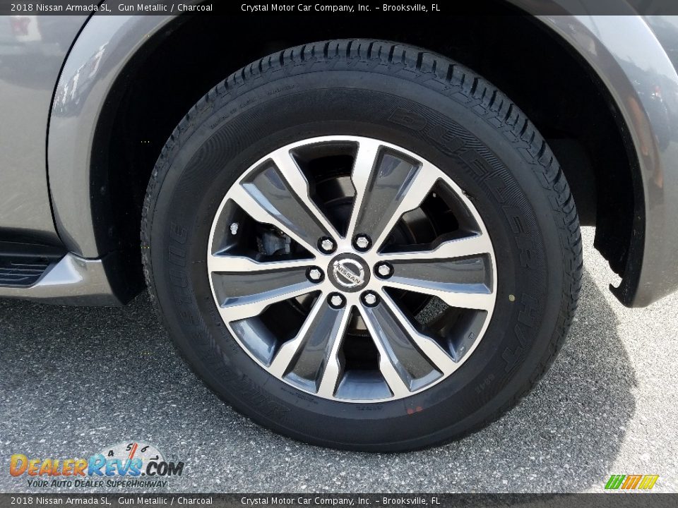 2018 Nissan Armada SL Gun Metallic / Charcoal Photo #20