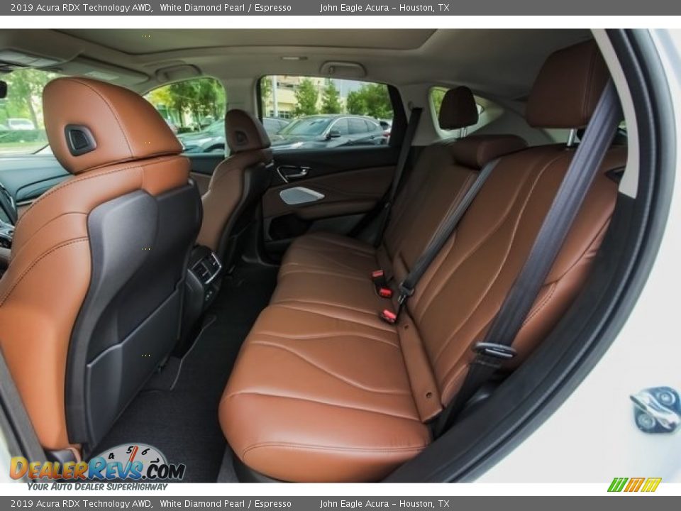 Rear Seat of 2019 Acura RDX Technology AWD Photo #18