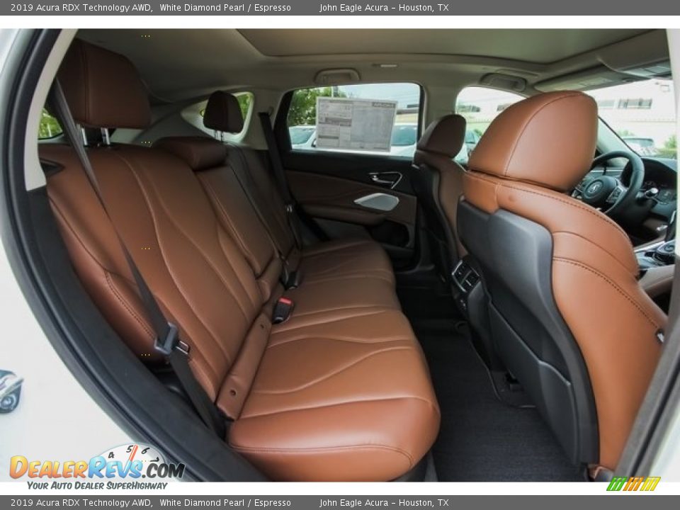 Rear Seat of 2019 Acura RDX Technology AWD Photo #22