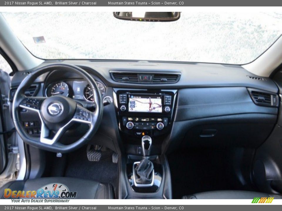 2017 Nissan Rogue SL AWD Brilliant Silver / Charcoal Photo #13
