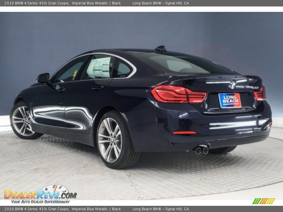 2019 BMW 4 Series 430i Gran Coupe Imperial Blue Metallic / Black Photo #2