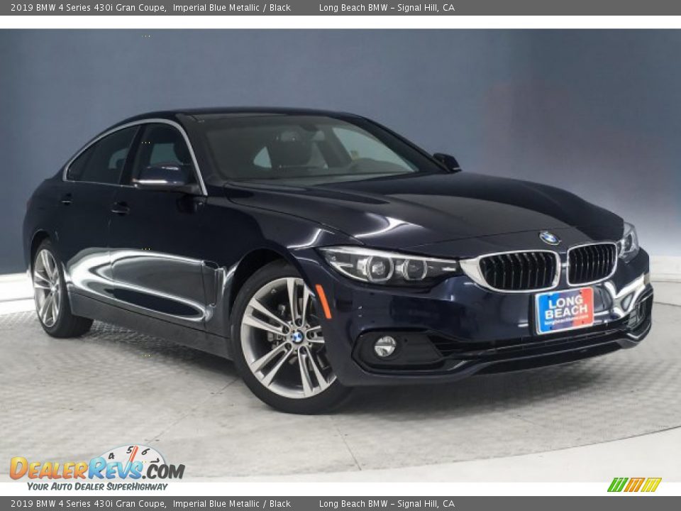 2019 BMW 4 Series 430i Gran Coupe Imperial Blue Metallic / Black Photo #12