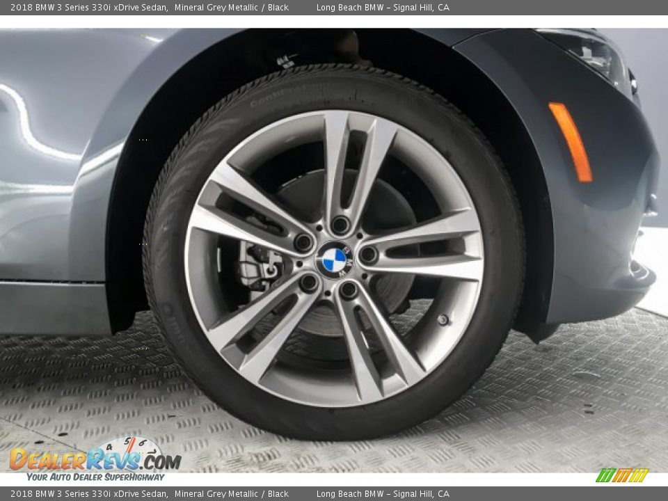 2018 BMW 3 Series 330i xDrive Sedan Mineral Grey Metallic / Black Photo #9