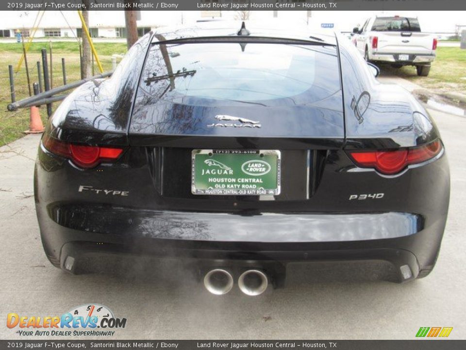 2019 Jaguar F-Type Coupe Santorini Black Metallic / Ebony Photo #8
