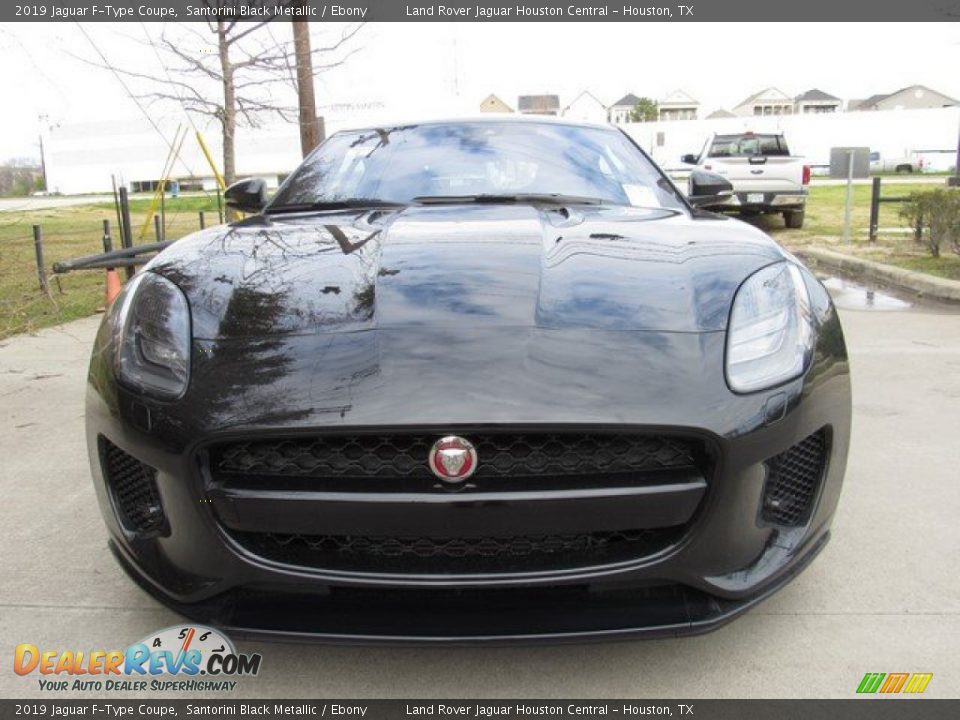 2019 Jaguar F-Type Coupe Santorini Black Metallic / Ebony Photo #9