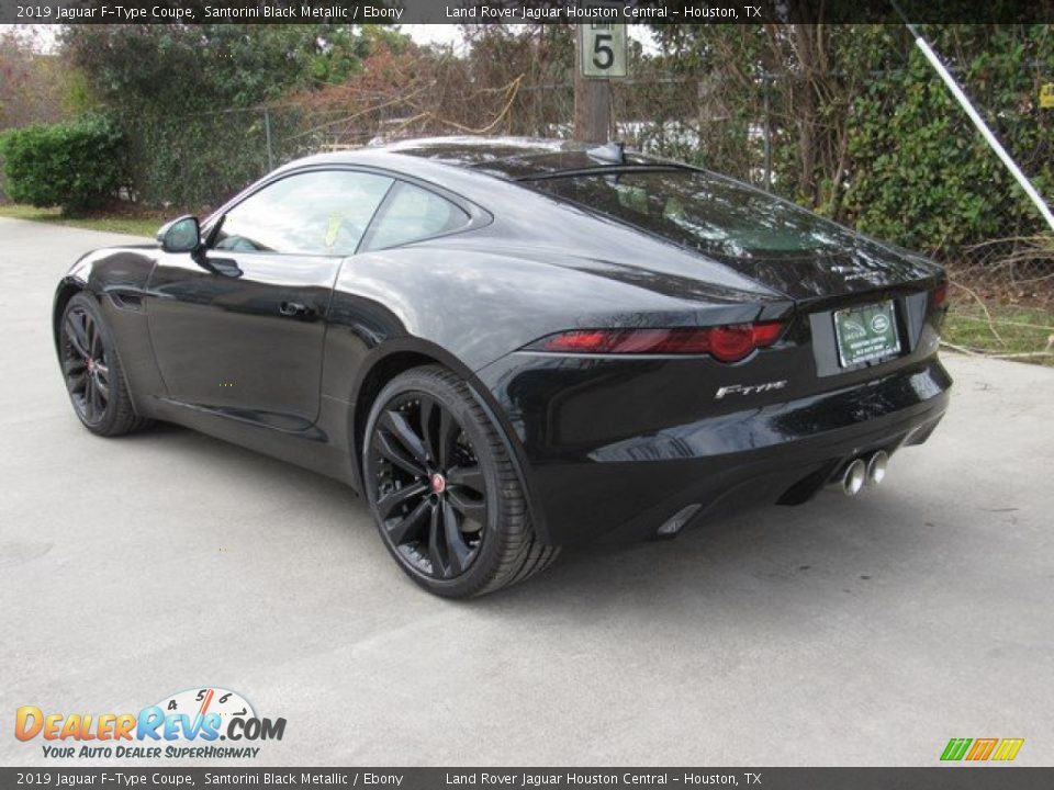 2019 Jaguar F-Type Coupe Santorini Black Metallic / Ebony Photo #12
