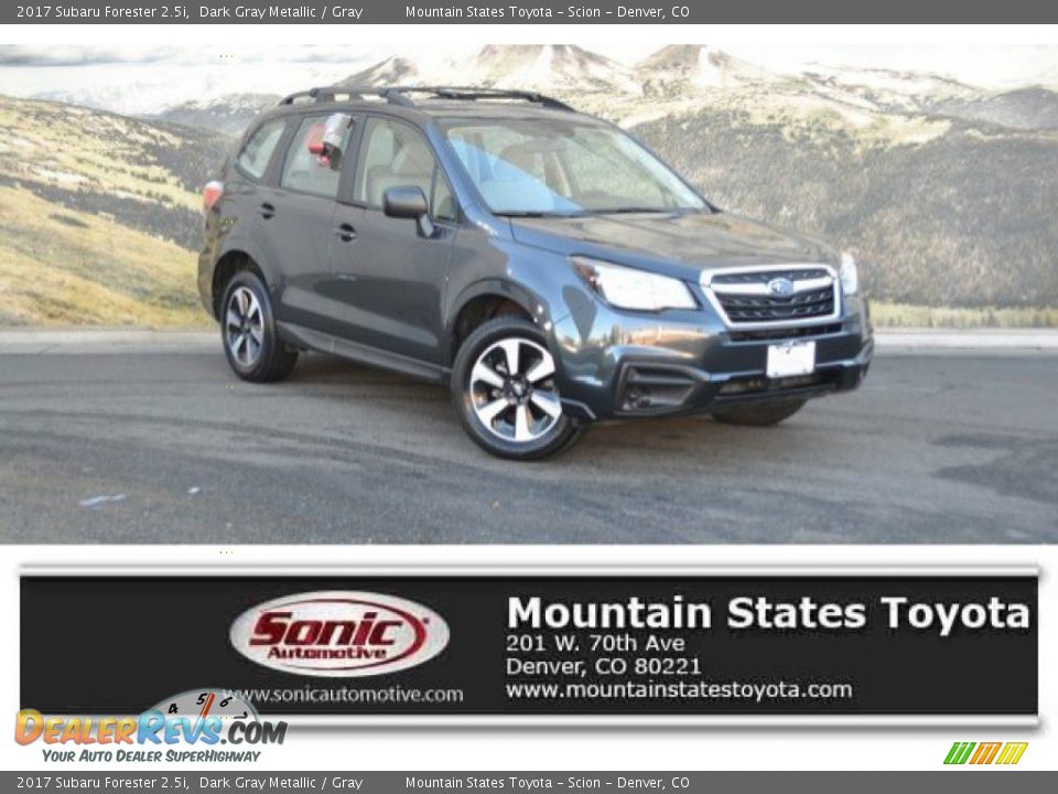 2017 Subaru Forester 2.5i Dark Gray Metallic / Gray Photo #1
