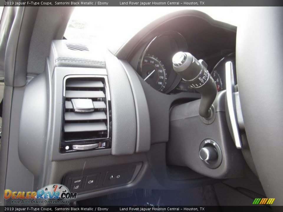 2019 Jaguar F-Type Coupe Santorini Black Metallic / Ebony Photo #22