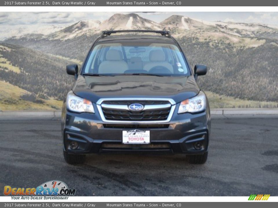 2017 Subaru Forester 2.5i Dark Gray Metallic / Gray Photo #4