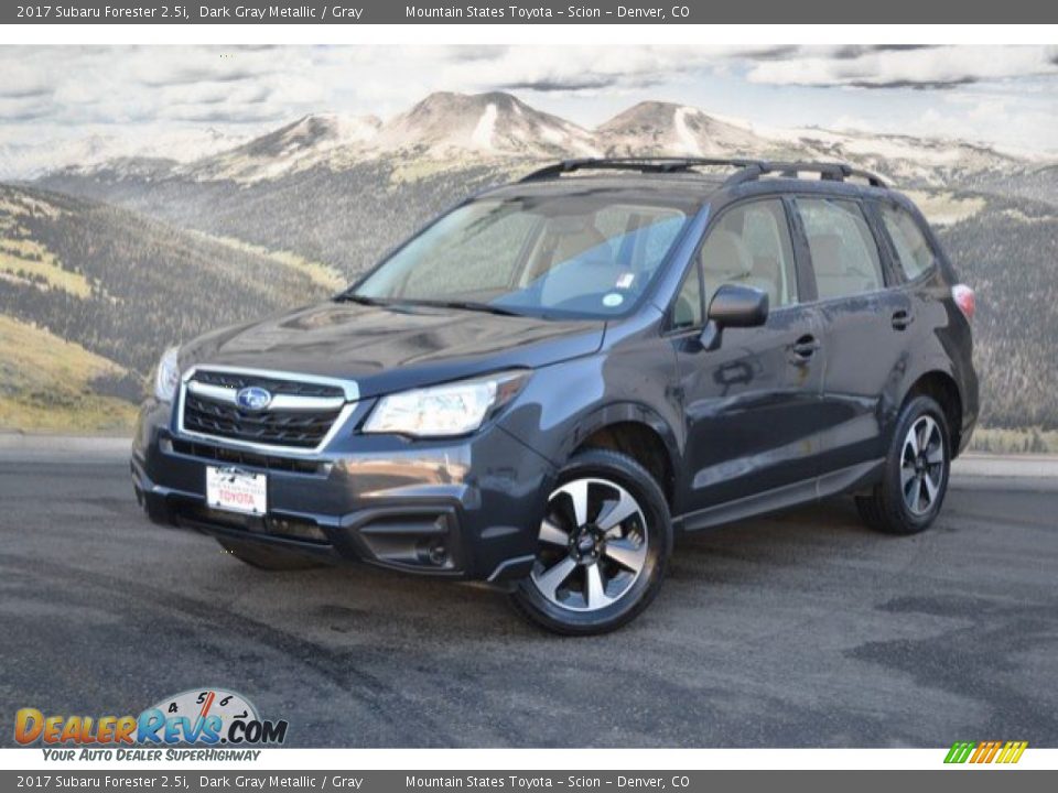 2017 Subaru Forester 2.5i Dark Gray Metallic / Gray Photo #5