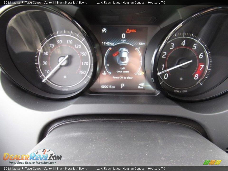 2019 Jaguar F-Type Coupe Gauges Photo #25