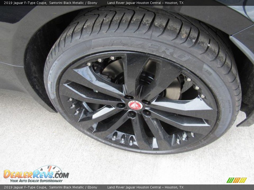 2019 Jaguar F-Type Coupe Santorini Black Metallic / Ebony Photo #31