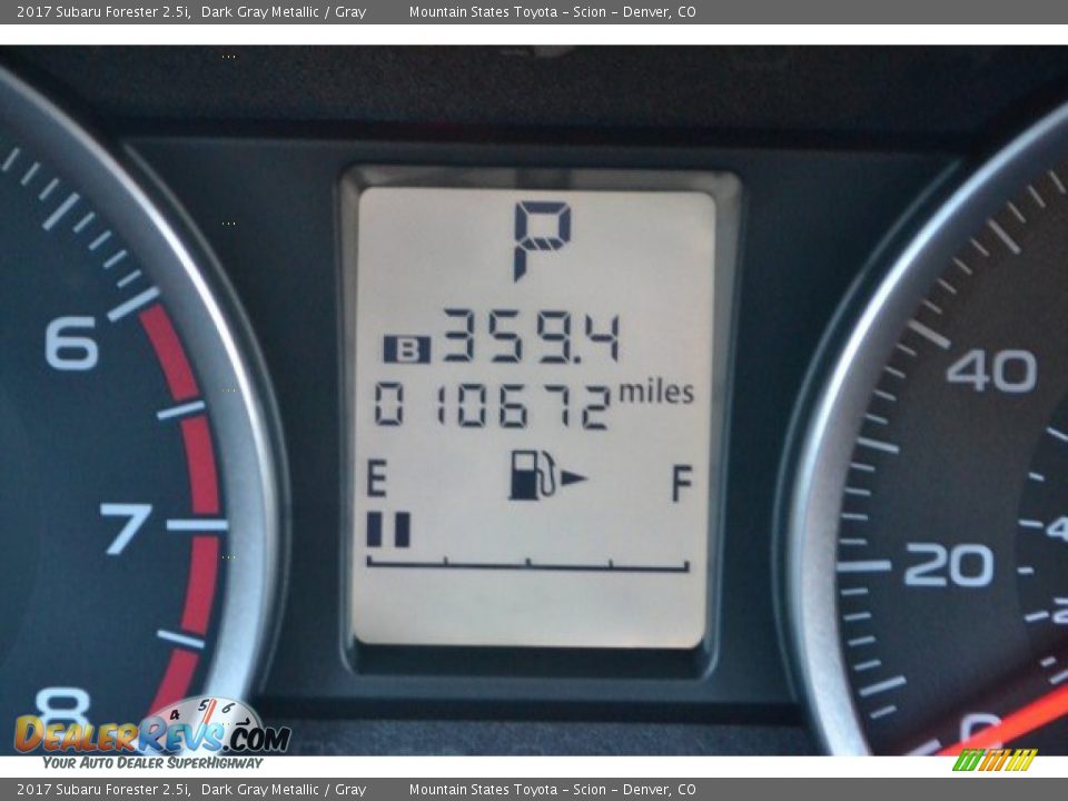 2017 Subaru Forester 2.5i Dark Gray Metallic / Gray Photo #29