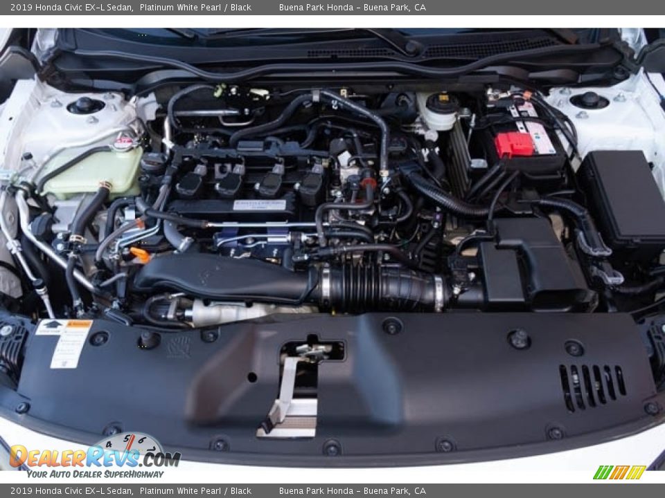 2019 Honda Civic EX-L Sedan 1.5 Liter Turbocharged DOHC 16-Valve i-VTEC 4 Cylinder Engine Photo #9